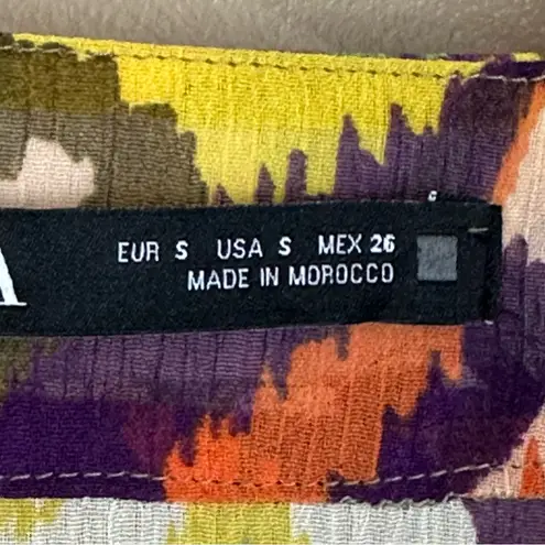 ZARA  Colorful Long Sleeve Shirt & Pants Set Small