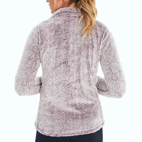 Balance Collection  Dusky Orchid Super Soft Sherpa Fleece Stretch Pullover M