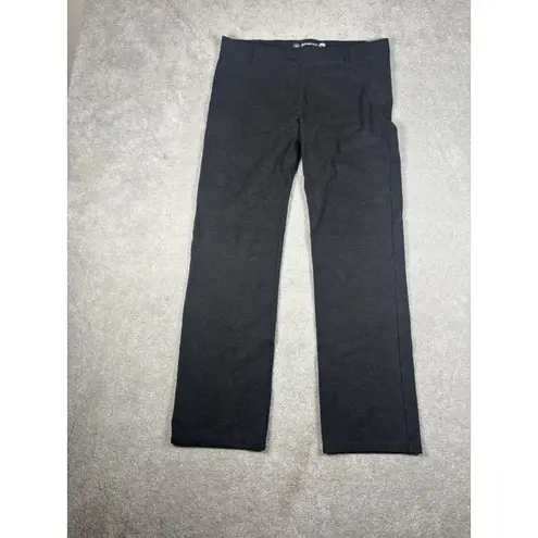 Betabrand Classic Dress Pant Yoga Pant | Straight dk gray xl no button