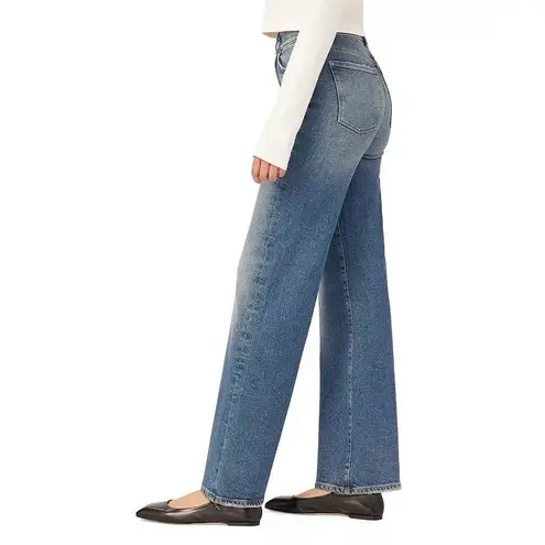 DL1961 Hepburn High Rise Wide Leg Jeans in East Lake Size 26