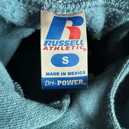 Russell Athletic Womens Sweatshirt Sz S Hoodie Blue Dri-Power Pocket