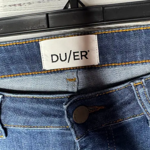 DU/ER Performance Denim Mid Rise Slim Straight Stretch Jean 30/32 Blue