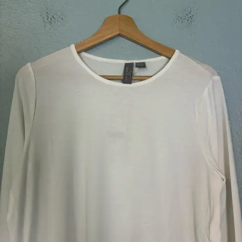 Sweaty Betty NWT  Tie Side Yoga Long Sleeve Top Lily White