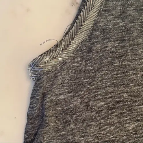 Generation Love EUC Charcoal Muscle Tee with Beaded Trim Size M