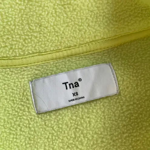 Aritzia Tna Yellow Fleece Sweatshirt  thumbnail 6