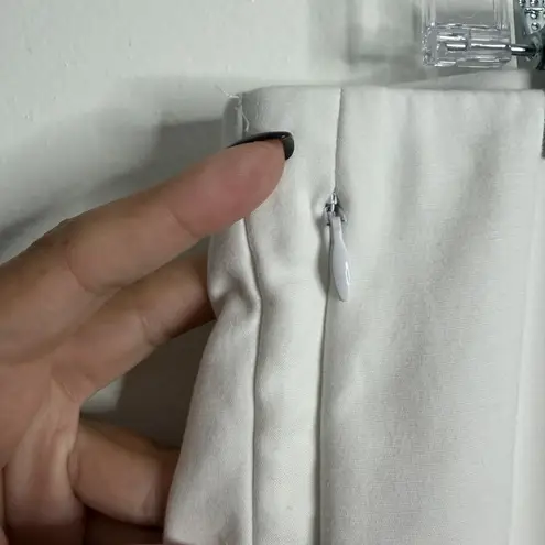 J. Jill Essential Cotton Stretch Versatile Pants In White Pull On Sz 16 Pockets