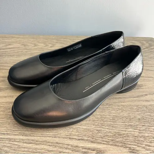 Ecco Sculpted Lx Leather Ballerina Flats Black Size EU 40 US 9 - 9 1/2
