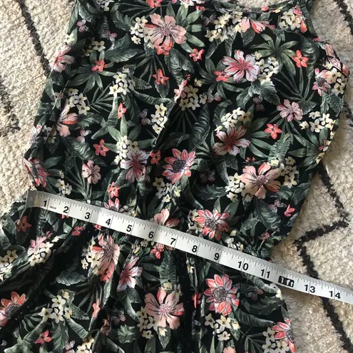 Floral shorts romper