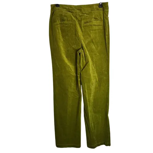 DQ2 Women's Green Corduroy Stretch Flare Pants Size 16T