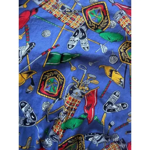 Vintage Jean Bell Golf Pront Bermuda Shorts Size Small Blue