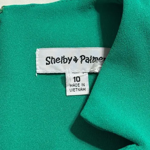 Shelby & Palmer women’s size 10 Elegant new emerald Green Sleeveless Dress zips