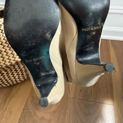 Vintage 80s Capezio Cream Bone Slouch Boot 7