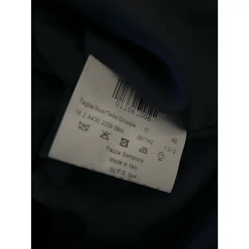 Piazza Sempione Made In Italy Size 12 US (48 Italy) Short Sleeve V-Neck Dress