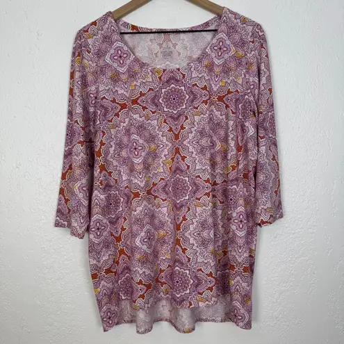 J. Jill Women's 3/4 Length Sleeve Top Blouse 2 Pc. Bundle Lot Size Large Petite