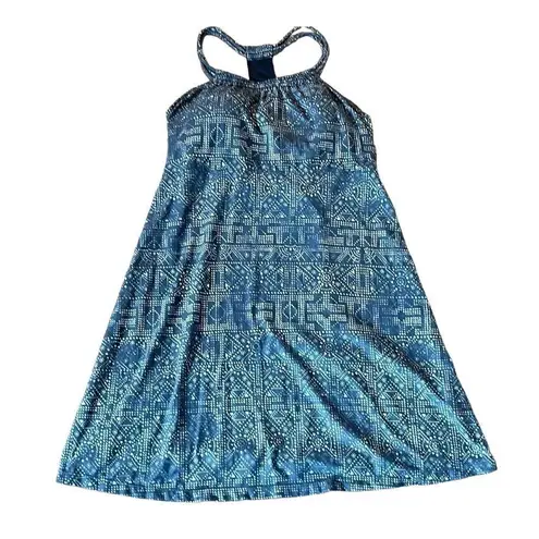 prAna Cali grey Aztec print athletic dress size L