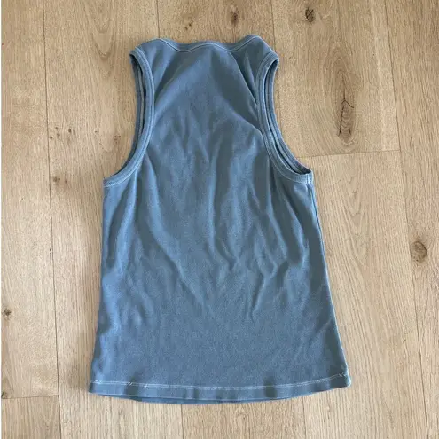 Tularosa  - Maya Sleeveless Racerback Tank in Greenish Gray