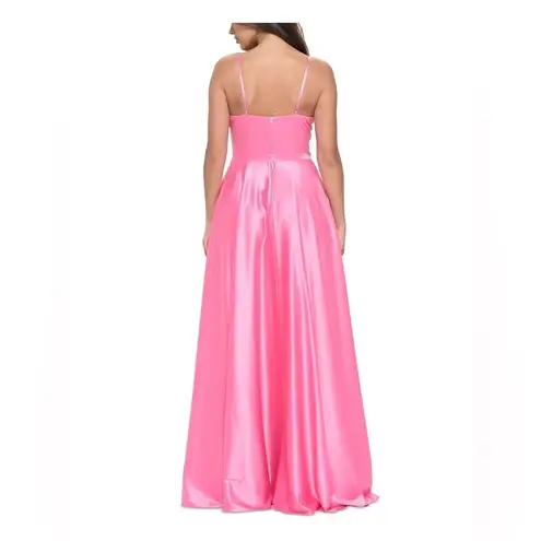 B Darlin B. Darlin New Pink Satin Slip Dress Formal Gown Size 9/10