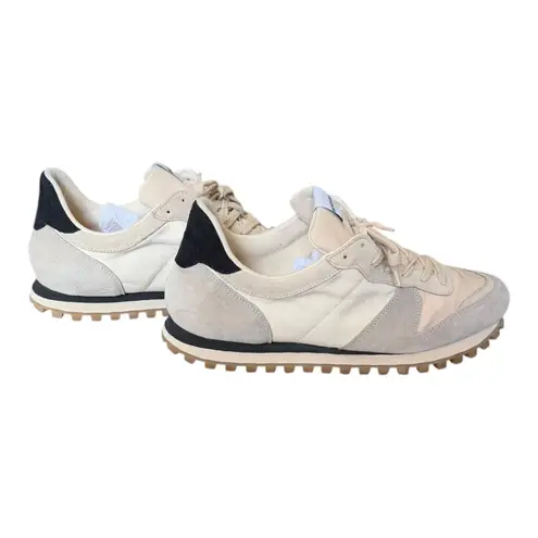 Novesta Marathon Trail Running Shoes Beige Low Top Lace Up Sneakers SZ 46 EU/12