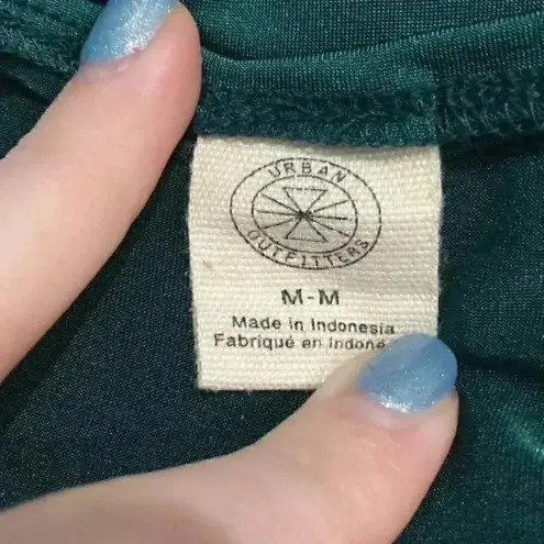 ZARA ⭐️  dark green shiny top in size medium