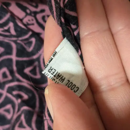 Anthropologie NAT Natalie Martin Duchess Geometric Peasant Dress Size Small Black