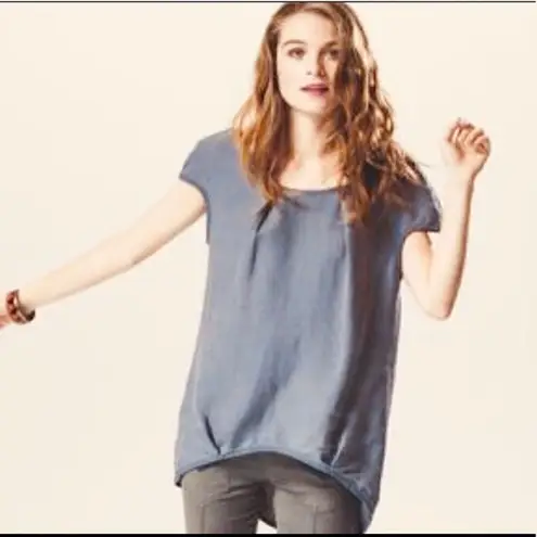 Prairie Underground high/low gray nylon tunic XS Gray