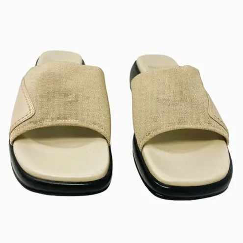 Mootsies Tootsies NWOT ~ Beige Slides Summer Sandals ~ Women's Size 9 M