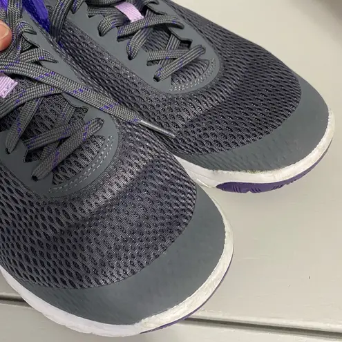 Nike Running Shoe Flex Experience Purple Gray Knit athletic Trainer gym walk 9