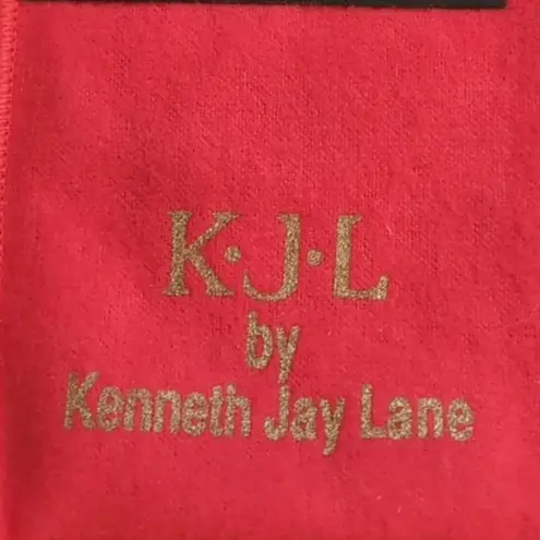 Kenneth Lane Vintage Green Enamel Frog Stud Earrings