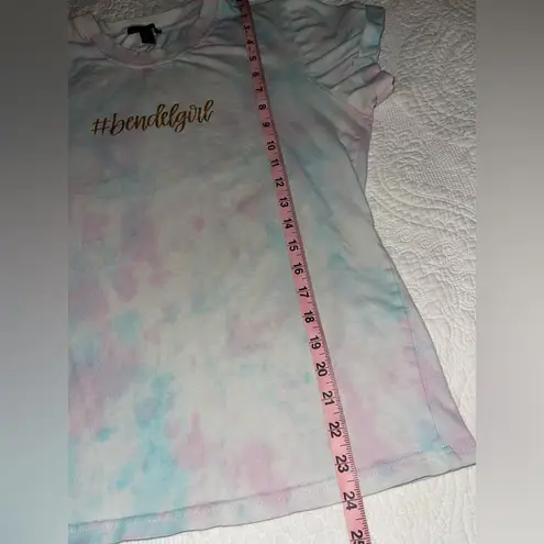 Henri Bendel Tiedye #bendelgirl Short Sleeve Tee Womens One Size