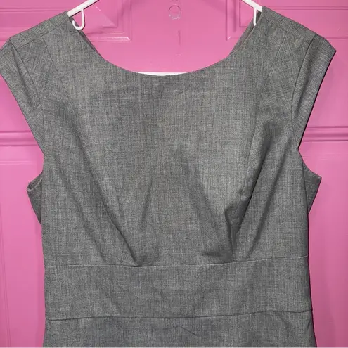 The Limited  Elegant Gray Midi Dress‎