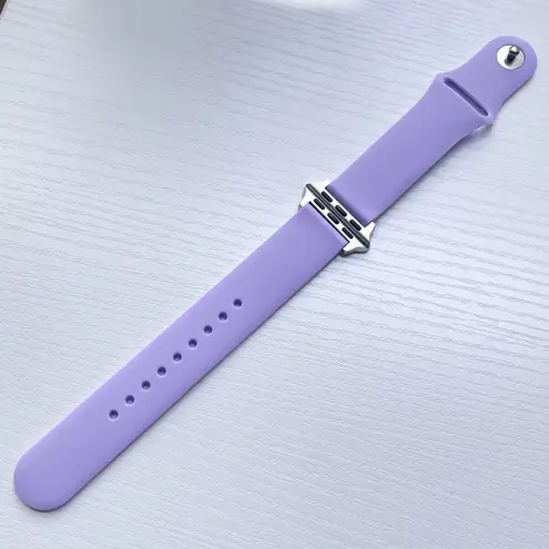 New Purple Apple Watch Silicone Sport Band Smart Watch Band Strap 38/40/41mm