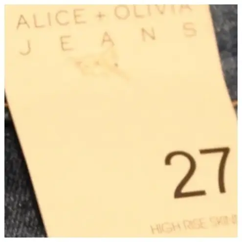 Alice + Olivia  Glow-up jeans size 27. Blue with red stripes. NWT