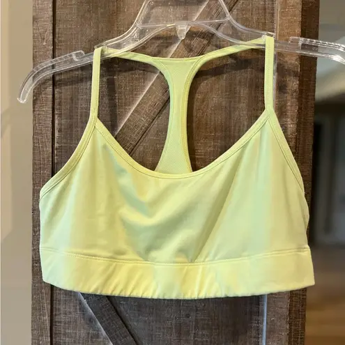 C9 by Champion Yellow and Gray Racerback Sports Bra Size L