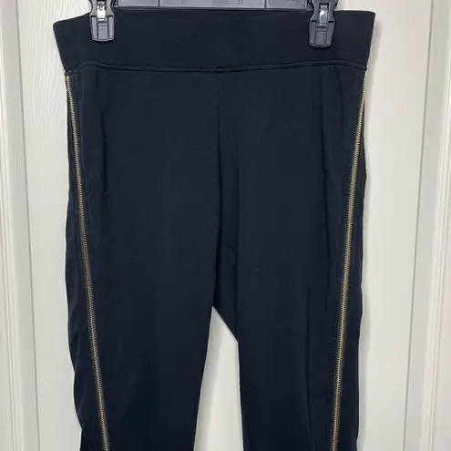 Sundays NYC Zulu Slim Fit Zipper Sweat Pants (Black) - 2