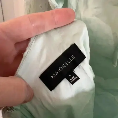 Majorelle 89  Esmeralda Seafoam Green Eyelet Dress Size Small