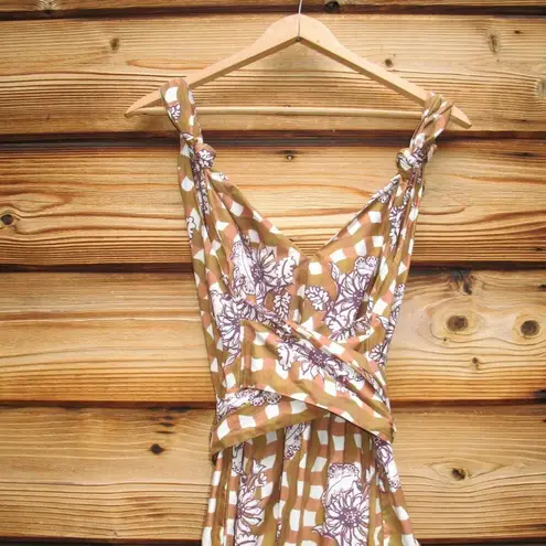 Rebecca Taylor Gingham Daisy Whisper Dress