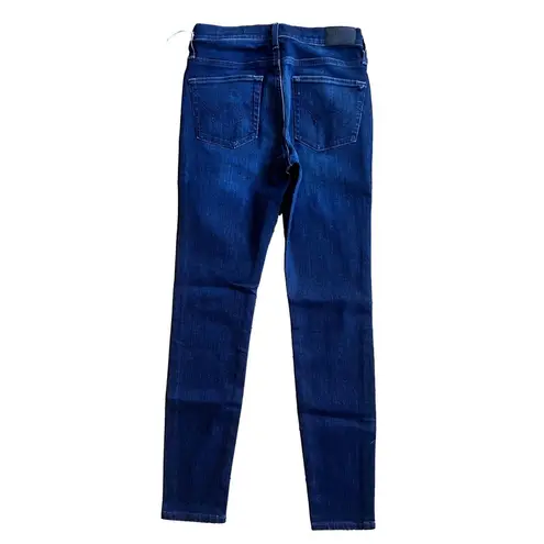 Edwin Pixie 9" Mid-Rise Skinny Blue Jeans Size 26 SKU#B24125