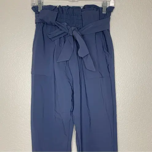 Grace Karin Women's Cropped Paper Bag Waist Pants