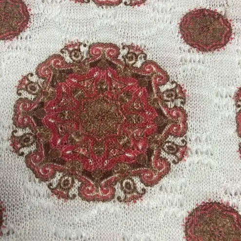 Signature Studio ‎ Women’s Size Small Top Cream Orange & Brown