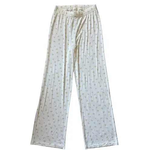 SKIMS Ribbed Floral Luxe Lounge Pants Marble Garden Size XS