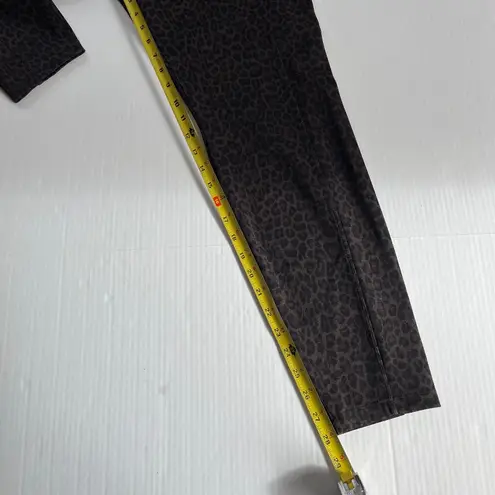 Liverpool Plus Sz 16W Leopard Print Leggings Pants Brown Pull On Stretch