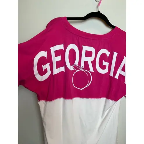 Boutique Georgia State Pride Tee Medium Sleeve The Cotton Gallery Pink Barbie