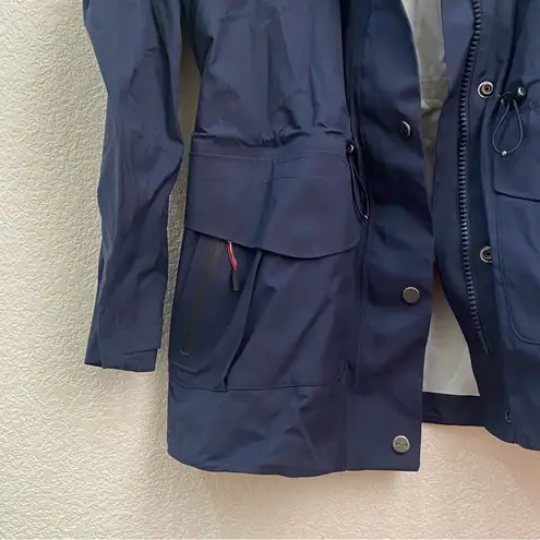 RLX Ralph Lauren Navy Blue Womens Waterproof Hooded Golf Jacket Size M Size M