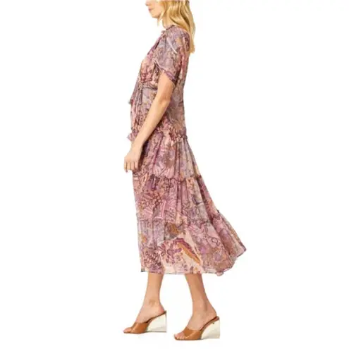 MISA Los Angeles NWT Ilya boho paisley Tapestry Printed Long Midi Dress sz Med