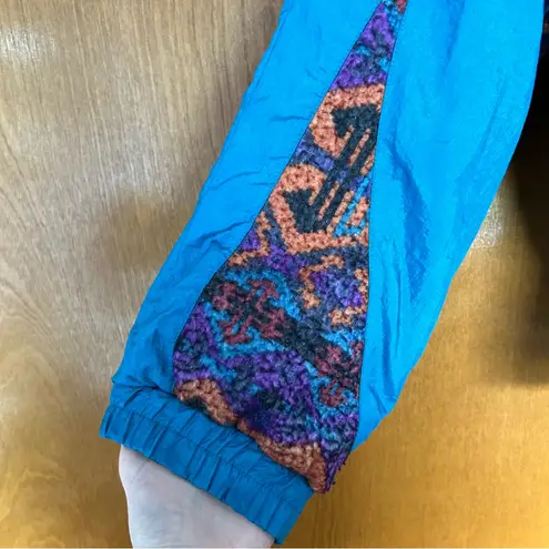 Vintage 90s Westside Connection Abstract Windbreaker Tracksuit Jacket Size Large Blue