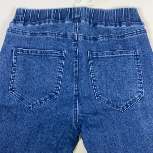 Mud Pie  Blue Harlyn Fringe Jeans size Small