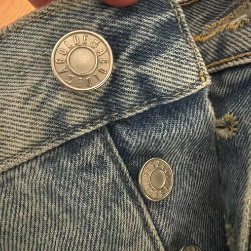 AGOLDE  Parker Long Short in the "Skywave" Wash Size 30 - Image 9