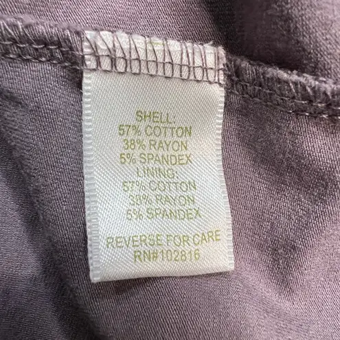 Garnet Hill Y2K Knit Dress Baby Doll Casual Purple Size XS TAG