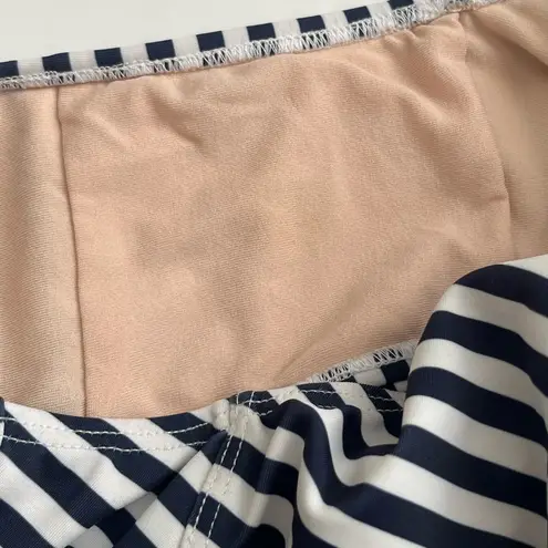 ALBION FIT Albion Weekender Stripe One Piece Swimsuit navy XS