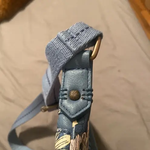 Sakroots Floral Multi Zippered Pocket Crossbody Purse